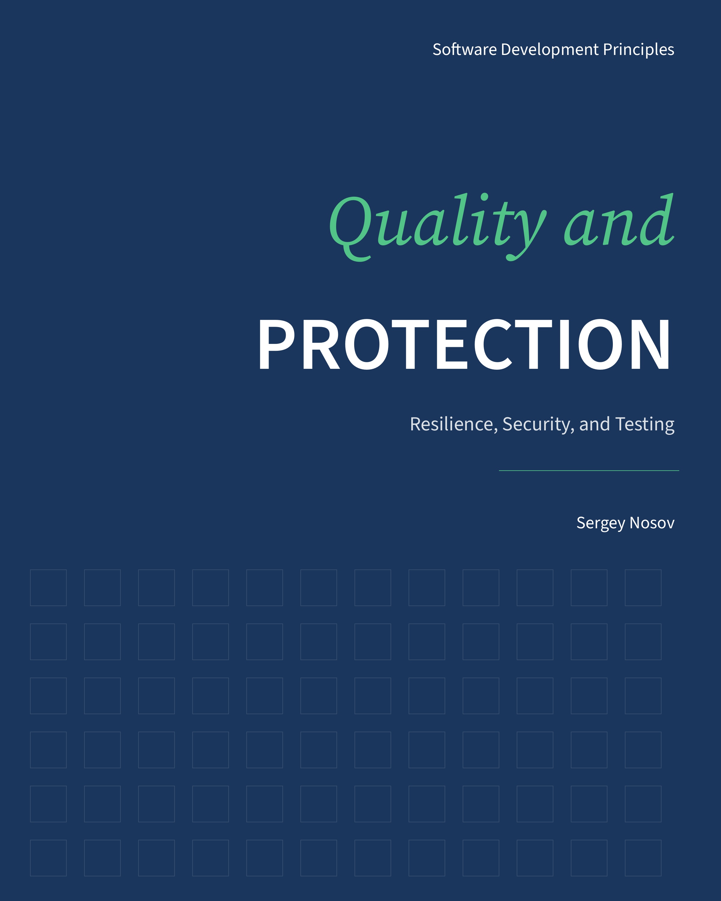 Quality and Protection cover